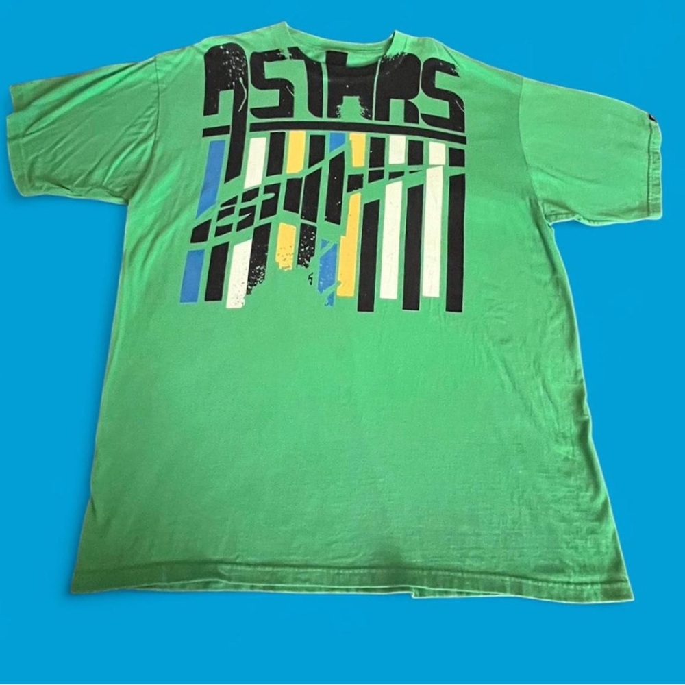 AStar Y2K Green Graphic T-Shirt Skater Men’s XL